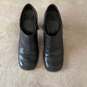 Black Booties! Leather, Used, size 7